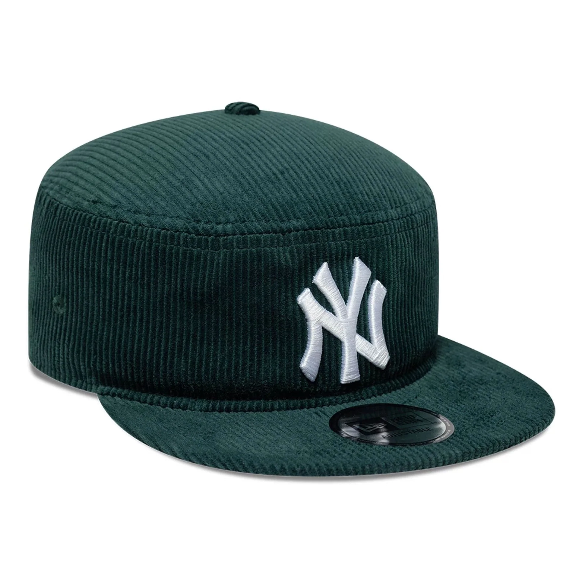 New York Yankees MLB Cord Dark Green Pillbox Adjustable Cap