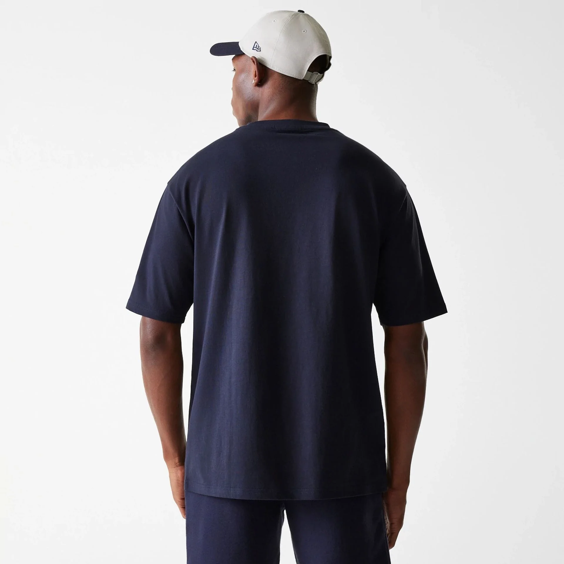 New York Yankees MLB League Essential Navy Oversized T-Shirt