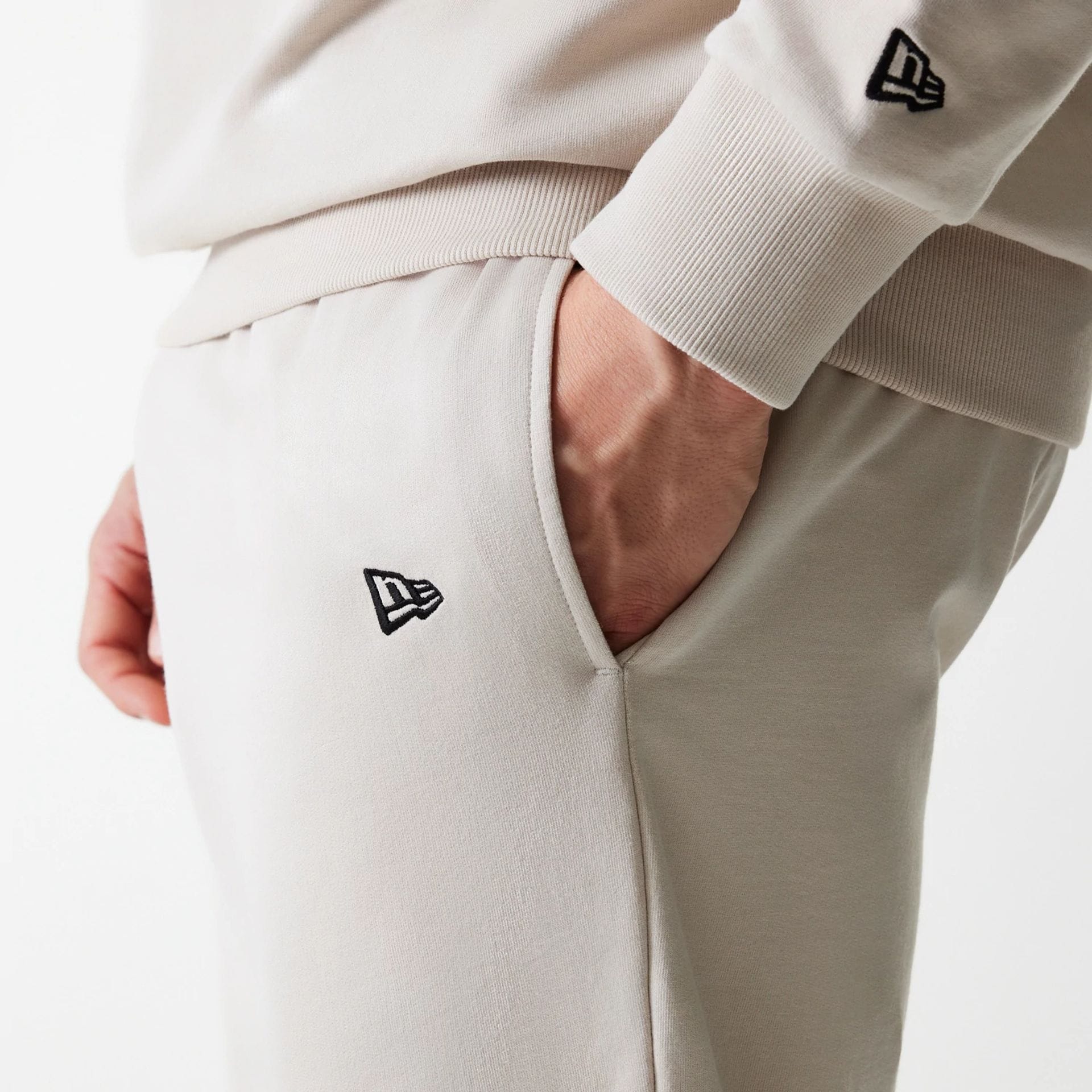 New York Yankees MLB League Essential Midi French Terry Cream Joggers