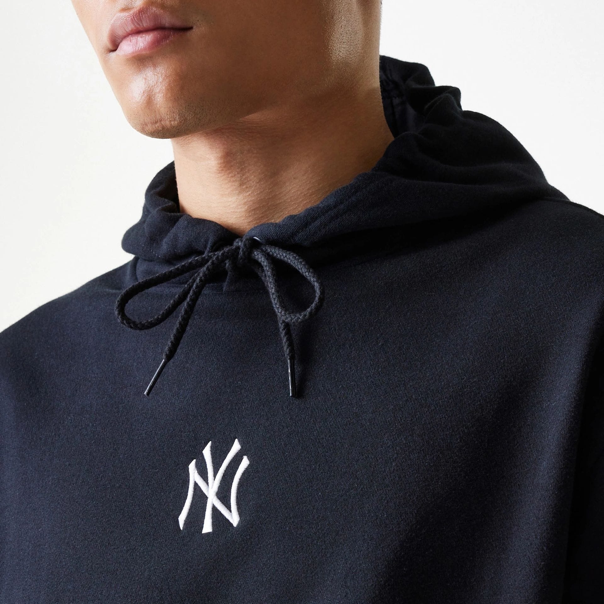 New York Yankees MLB League Essential Black Oversized Pullover Hoodie