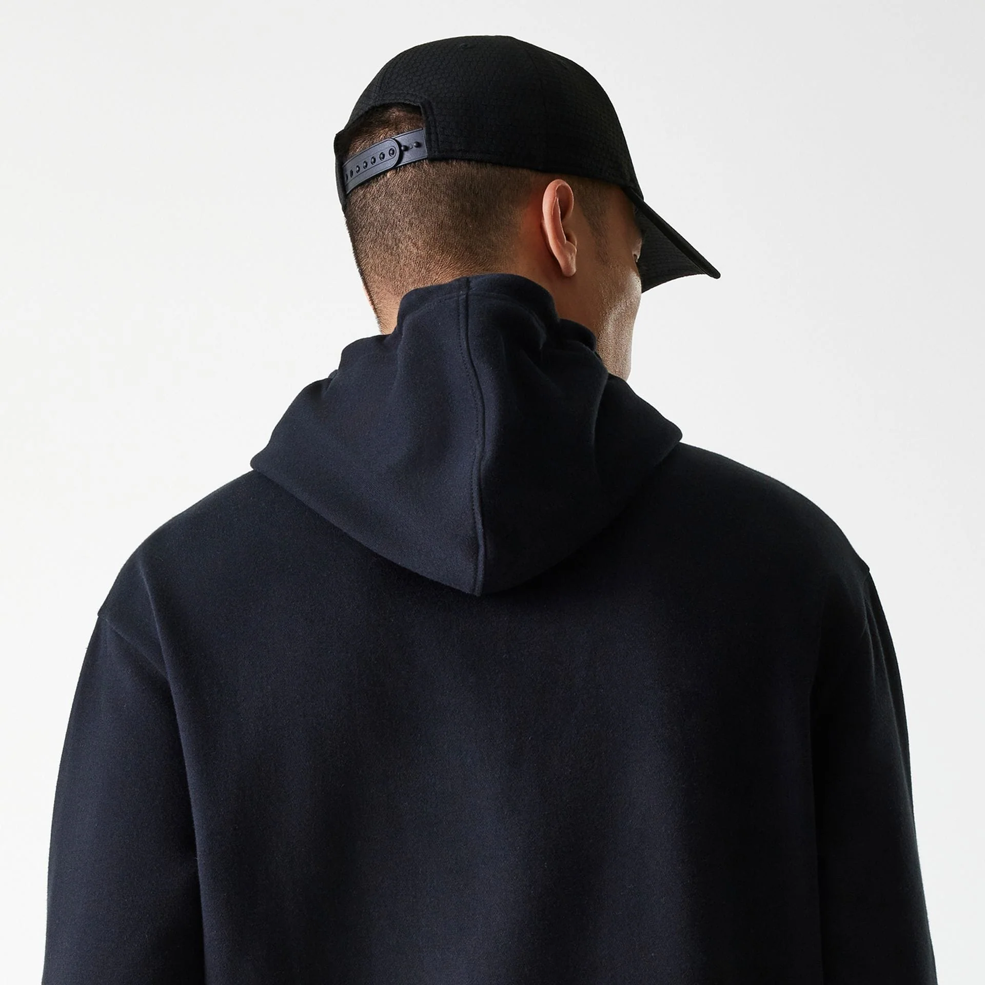 New York Yankees MLB League Essential Black Oversized Pullover Hoodie