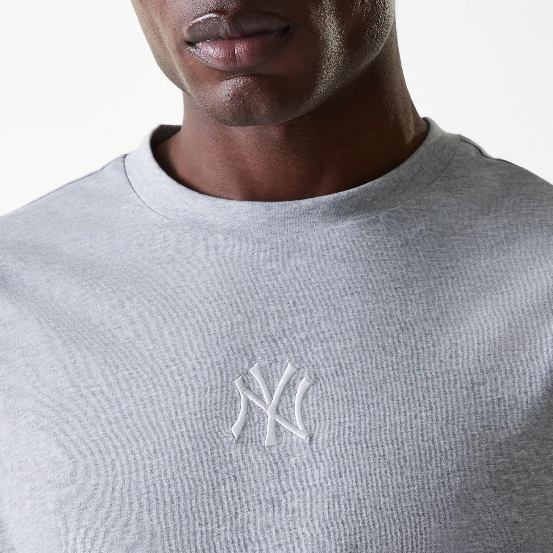 New York Yankees MLB League Essential Grey Oversized T-Shirt