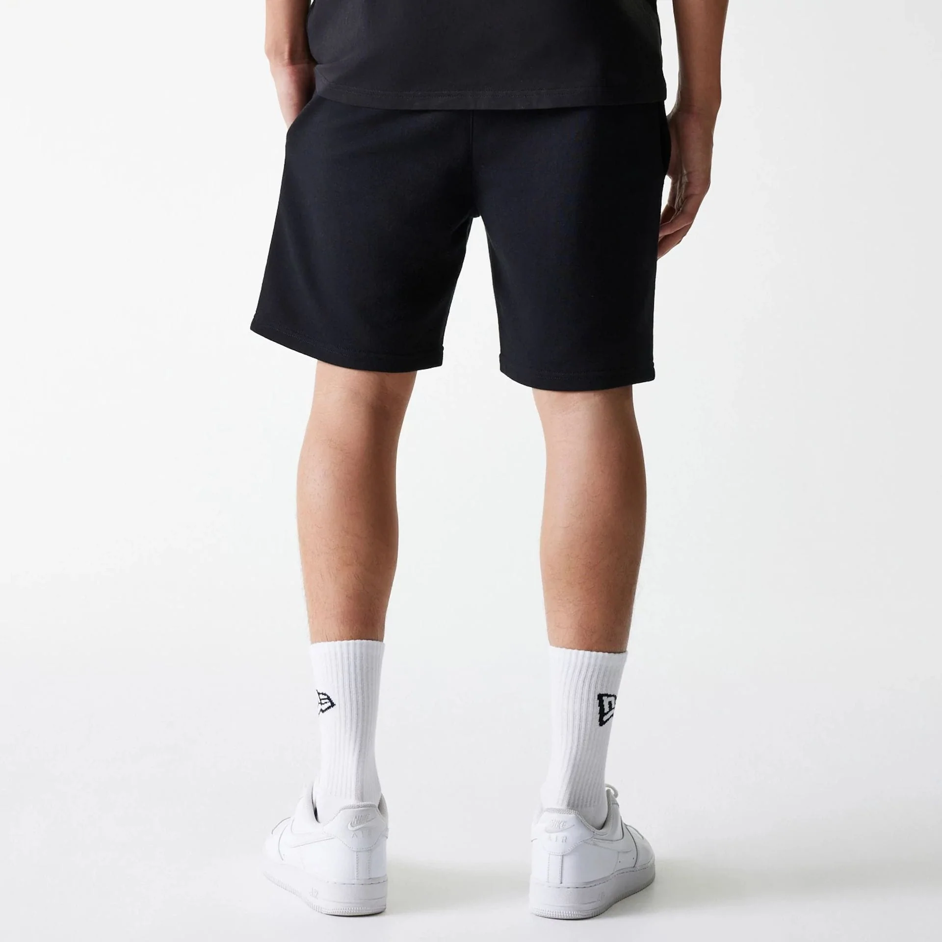 New York Yankees MLB League Essential French Terry Black Shorts
