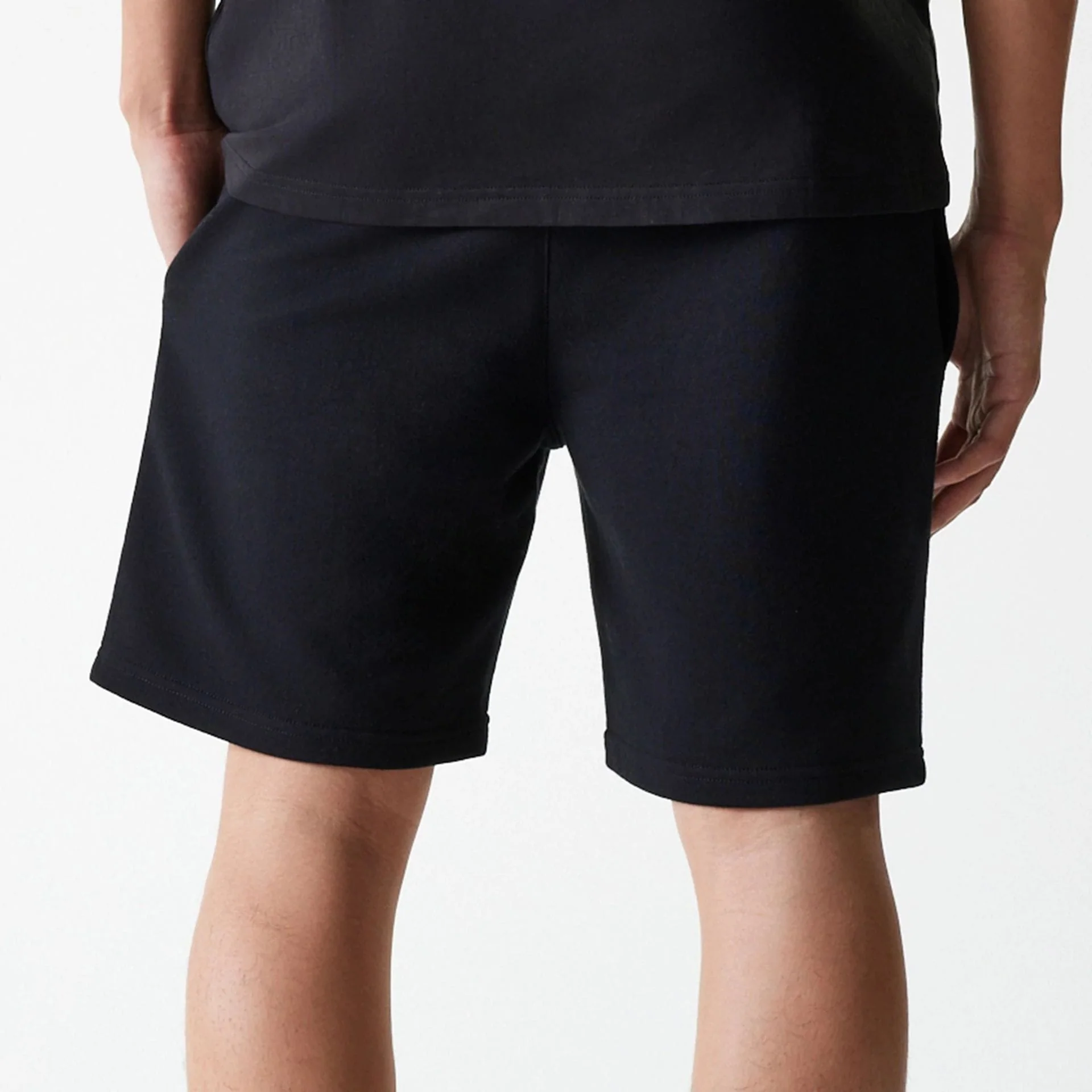 New York Yankees MLB League Essential French Terry Black Shorts