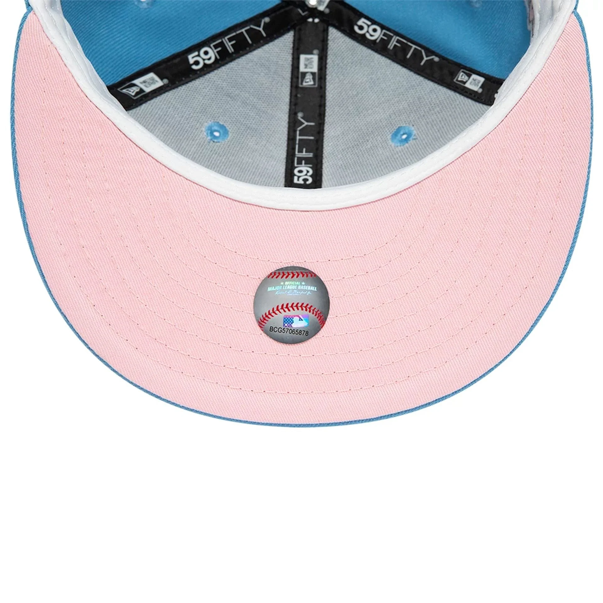 New York Yankees Pastel Blue 59FIFTY Fitted Cap