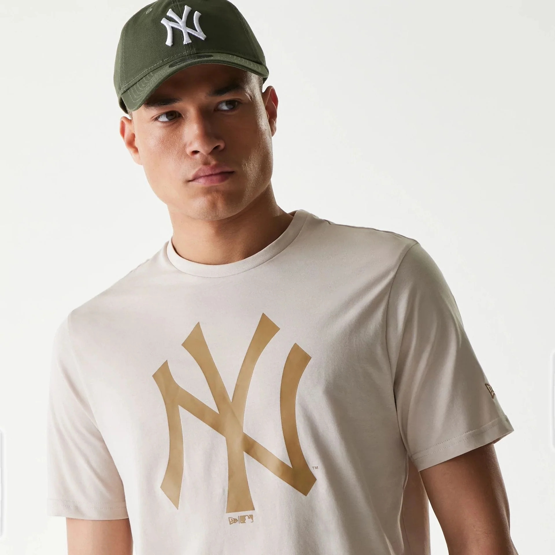 New York Yankees MLB Regular Cream T-Shirt