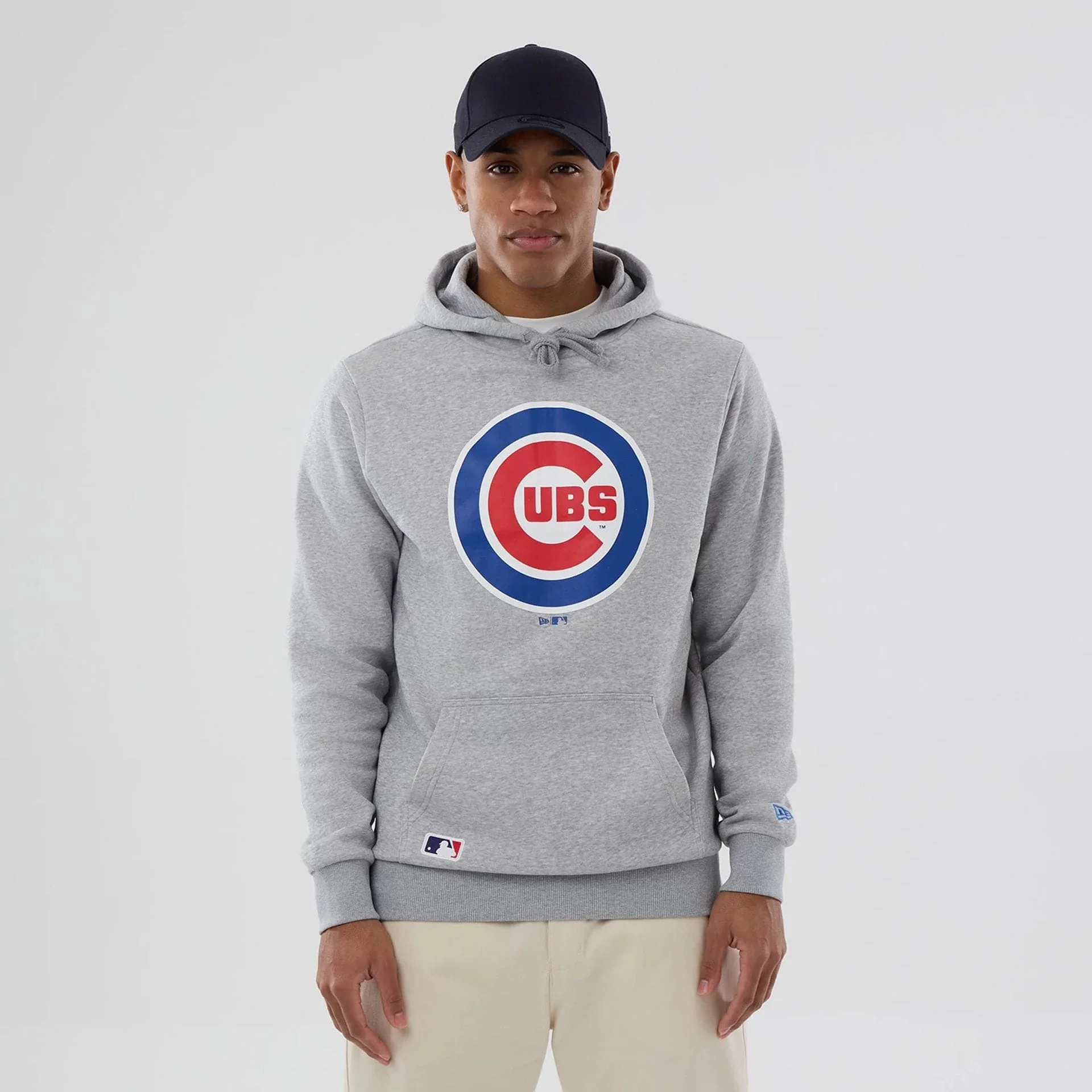 Chicago Cubs MLB Grey Pullover Hoodie