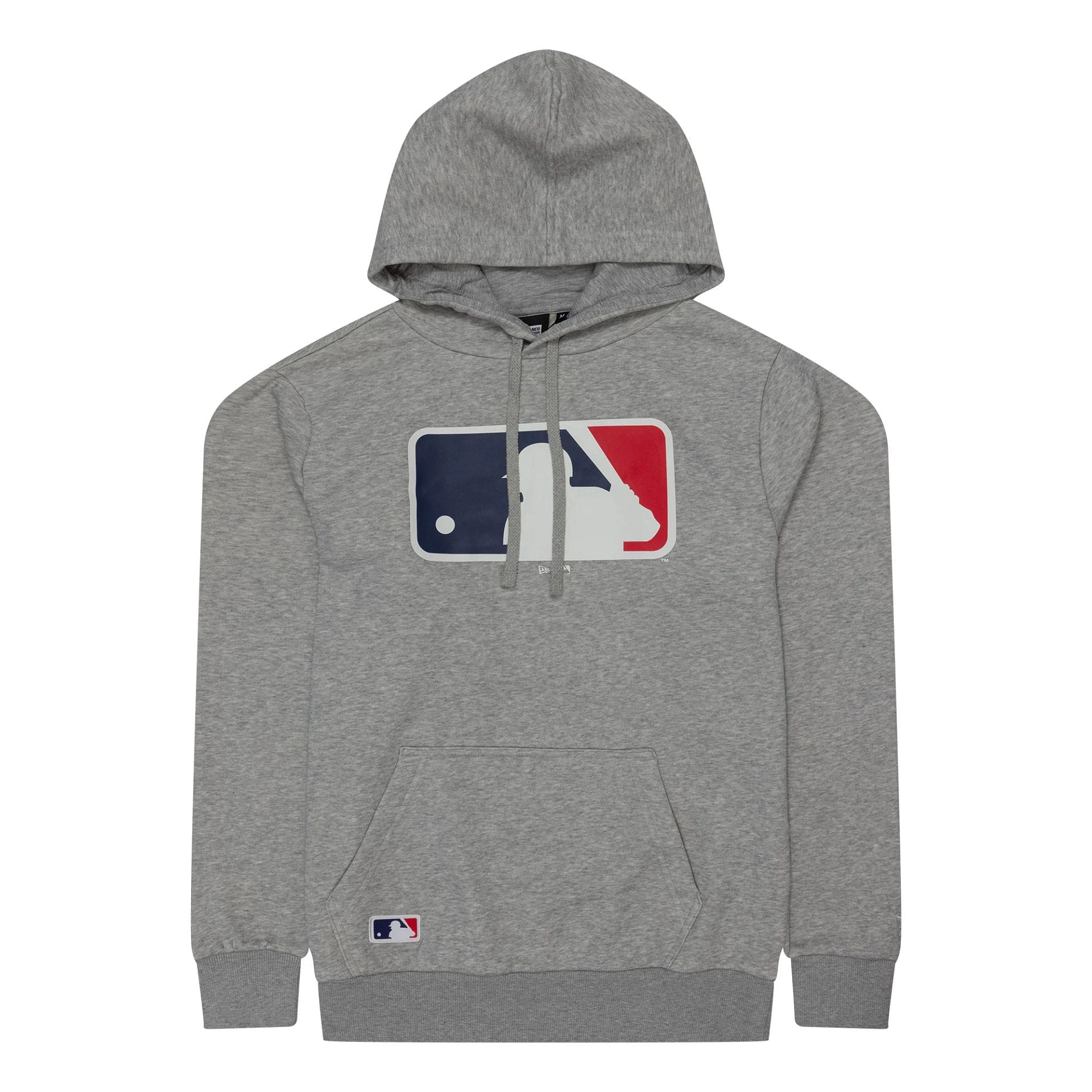 MLB Generic Logo MLB Regular Grey Pullover Hoodie