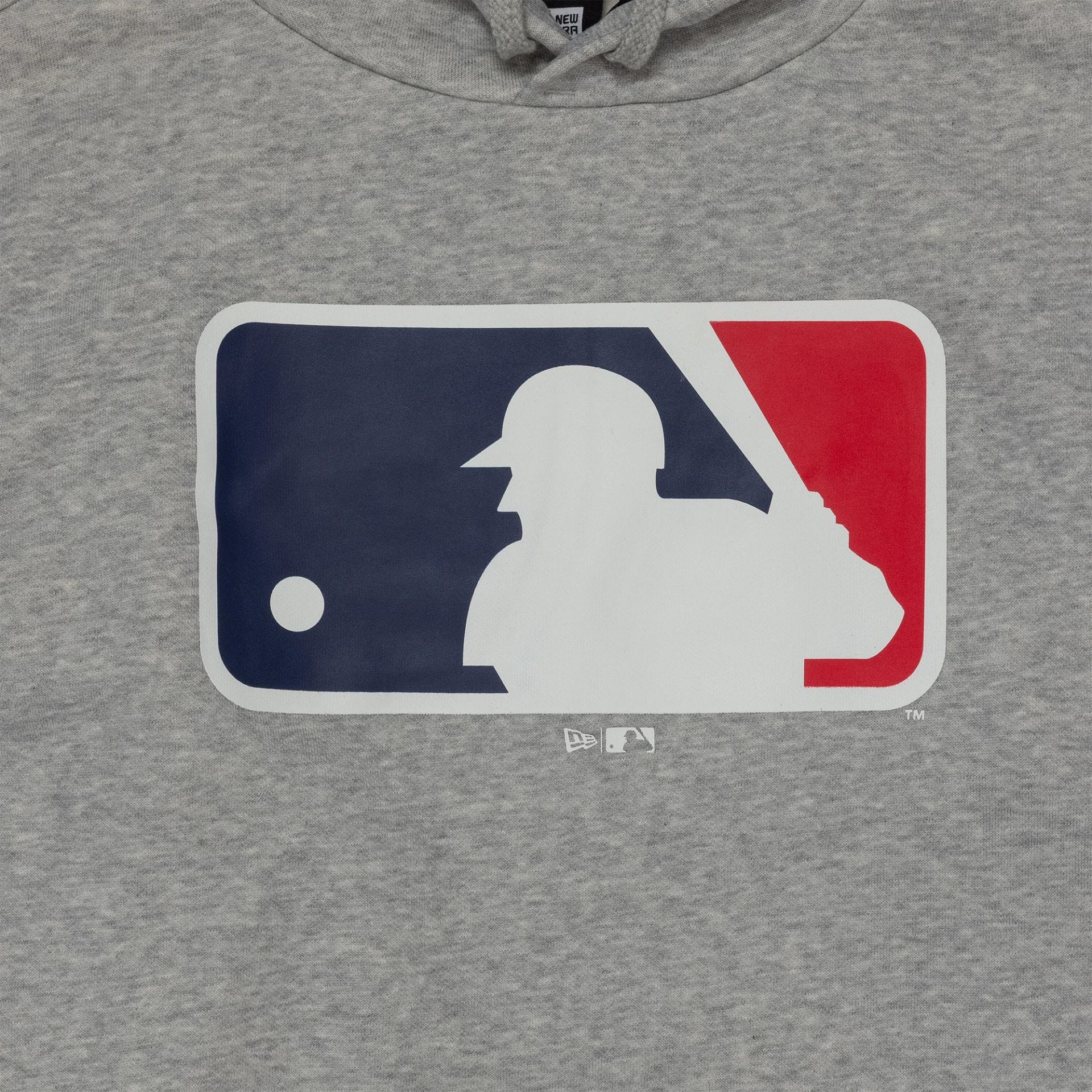 MLB Generic Logo MLB Regular Grey Pullover Hoodie