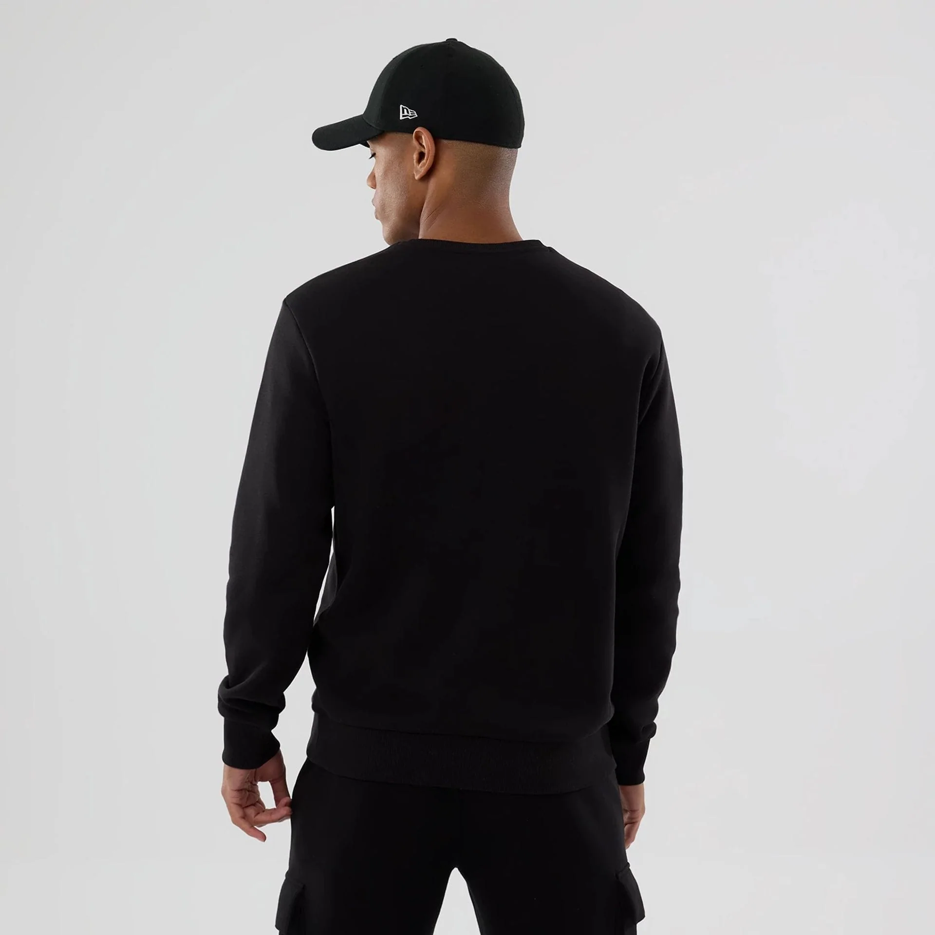 NFL Generic Logo Black Crew Neck Sweater