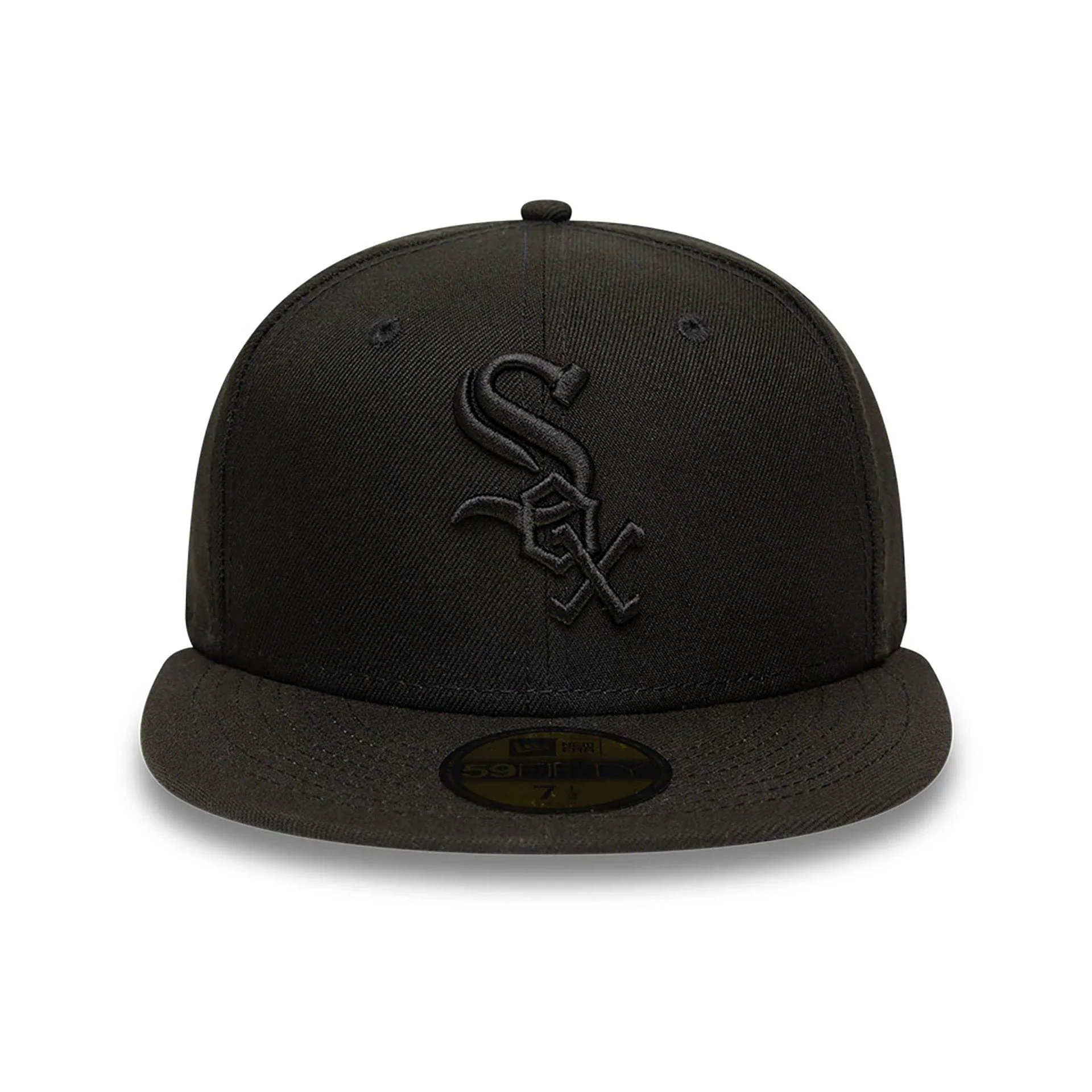 Chicago White Sox MLB Black on Black 59FIFTY Fitted Cap
