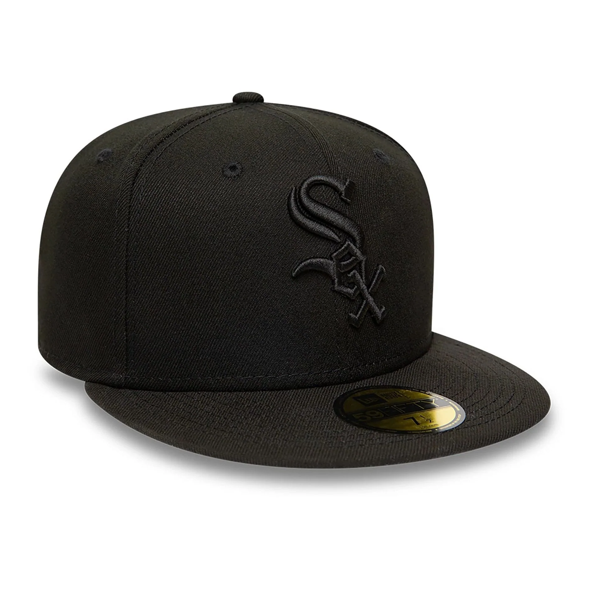 Chicago White Sox MLB Black on Black 59FIFTY Fitted Cap