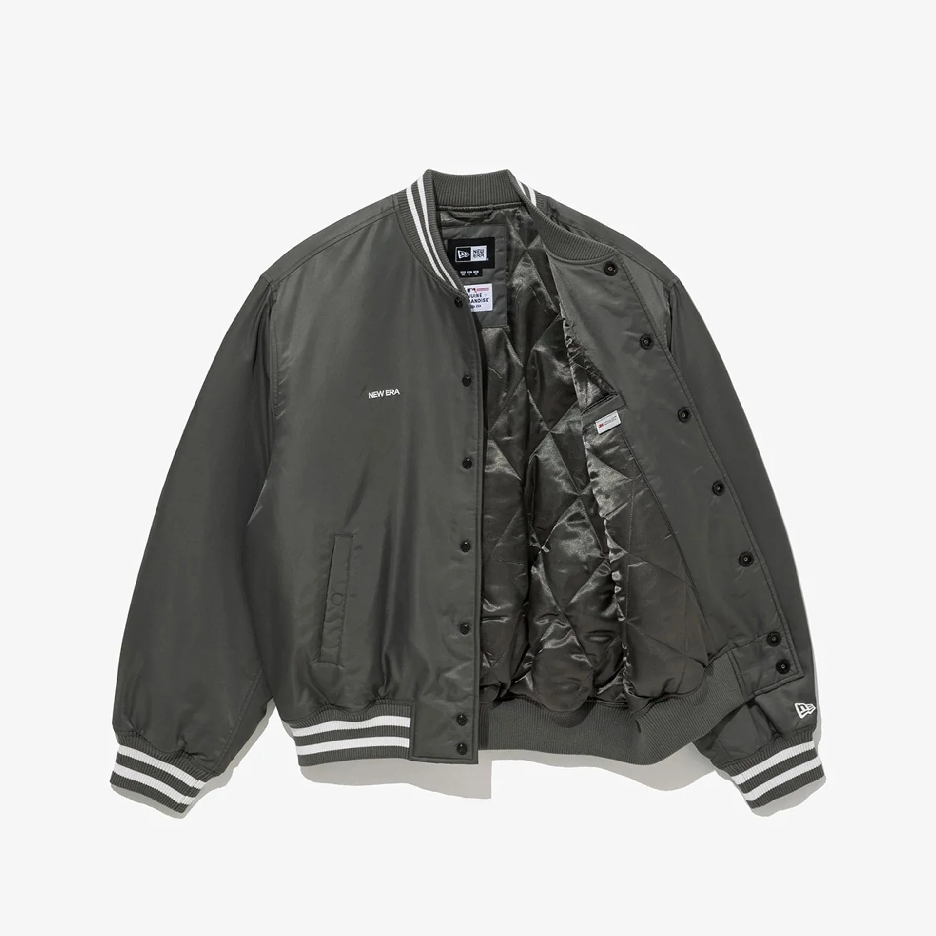 LA Dodgers MLB Grey Stadium Jacket